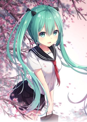 初音ミク,VOCALOID,制服