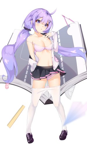 tming,Unicorn,碧蓝航线,bra,cleavage,胖次,制服,黑丝,脱衣,露点