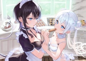 オムレットマト,omutoma,吊带袜,lingerie,萝莉,女仆,看穿,百合