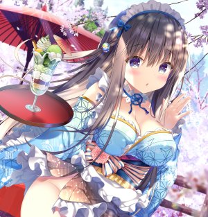 kinokonomi,cleavage,女仆,nopan,掀裙,和服女仆,女服务生