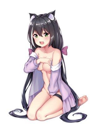 公主连接,超異域公主連結,兽耳,breast_hold,露胸,猫耳,No-Bra