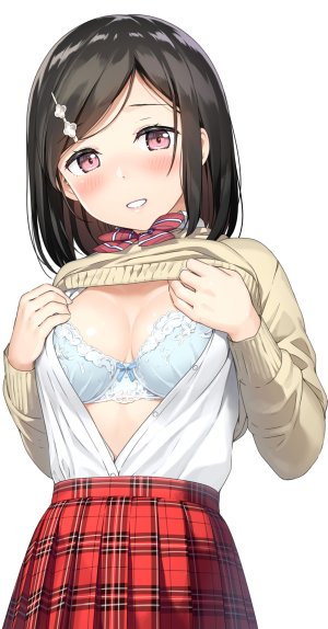 kantoku,bra,cleavage,制服,脱衣