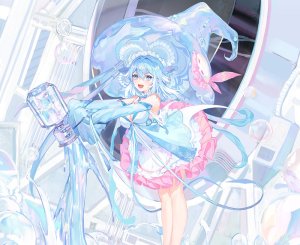 ATDAN,海伊,VOCALOID,露胸,cleavage,连衣裙,缎带,短发,cropped