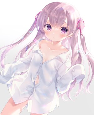 小町ぽち,衬衫,萝莉,No-Bra