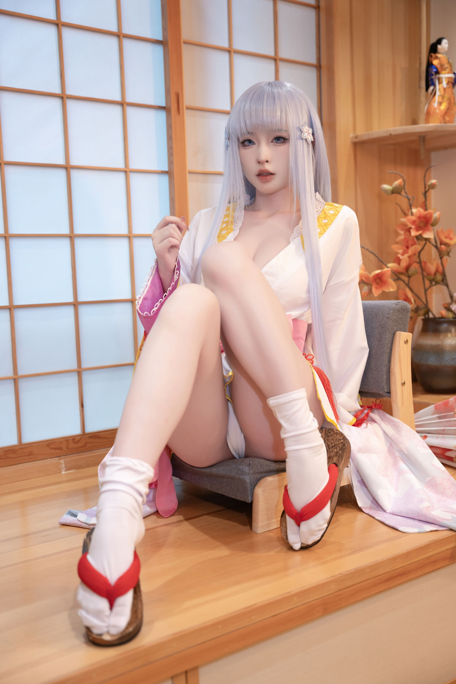 清水由乃 - 美少女万华镜 雪女原服 [P19]
