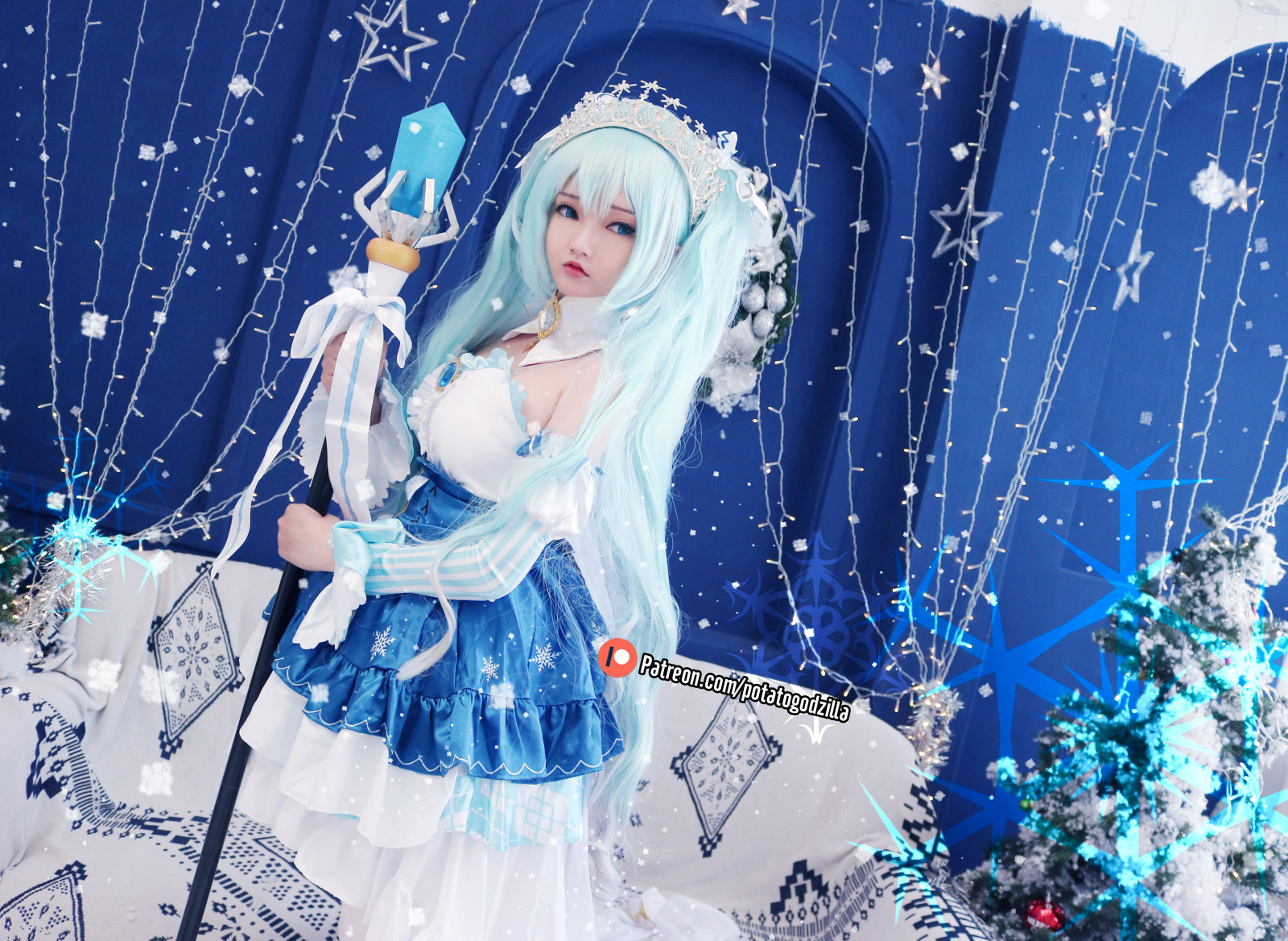 Potato Godzilla - Snow Miku [P3]