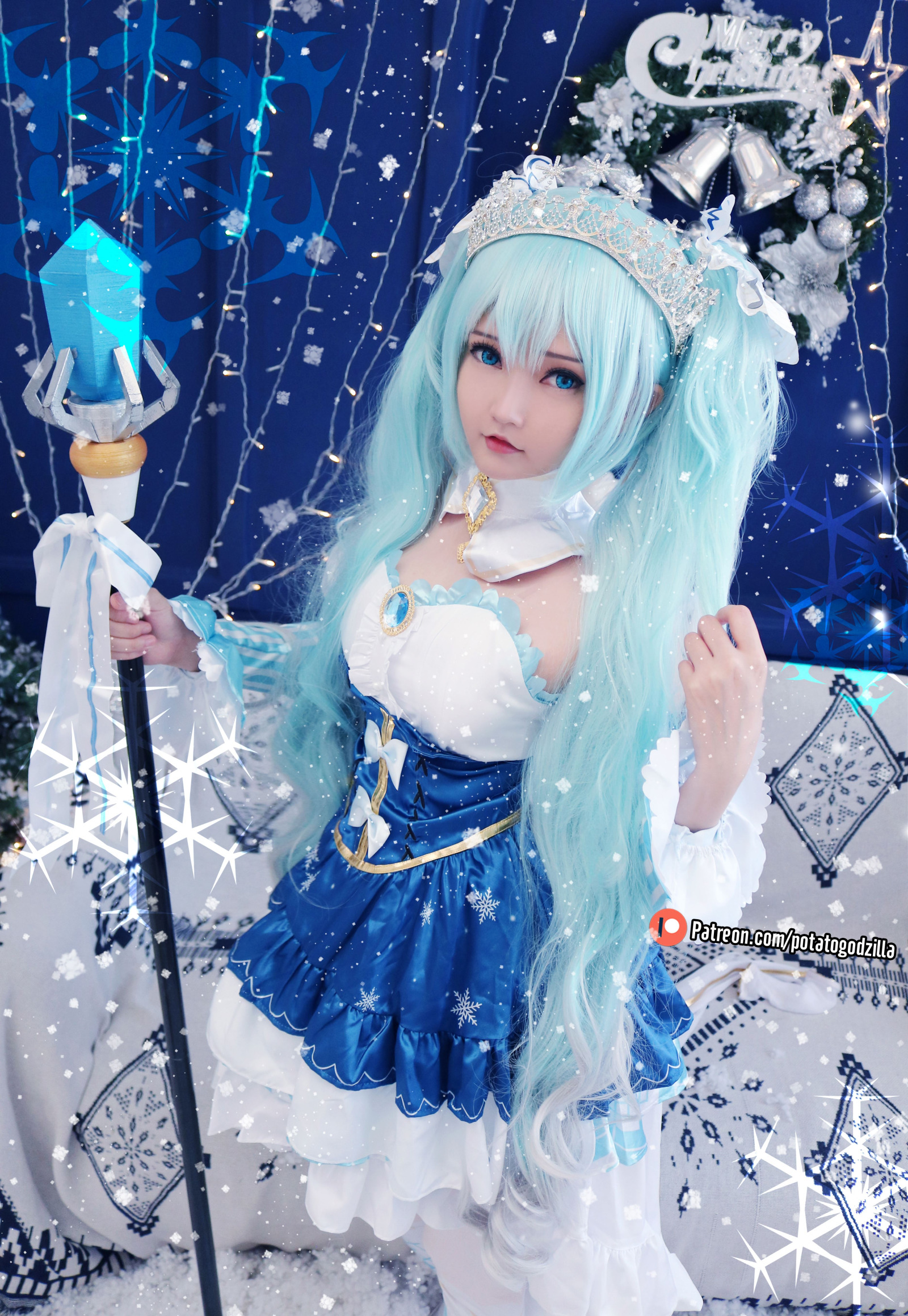 Potato Godzilla - Snow Miku [P2]